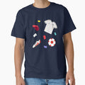 Japan Football Kit Set  Soccer Jersey, Boots & Ball by Shorazu Unisex T-shirt, Sweatshirt, Hoodie, Long Sleeve Tee - T-Shirt, Sweatshirt, Hoodie