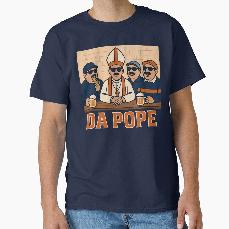 Da Pope - Funny Chicago Fans by fusedtees Unisex T-shirt, Sweatshirt, Hoodie, Long Sleeve Tee - T-Shirt, Sweatshirt, Hoodie