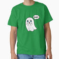 Surprised Ghost boo by SimonFernando Unisex T-shirt, Sweatshirt, Hoodie, Long Sleeve Tee - T-Shirt, Sweatshirt, Hoodie