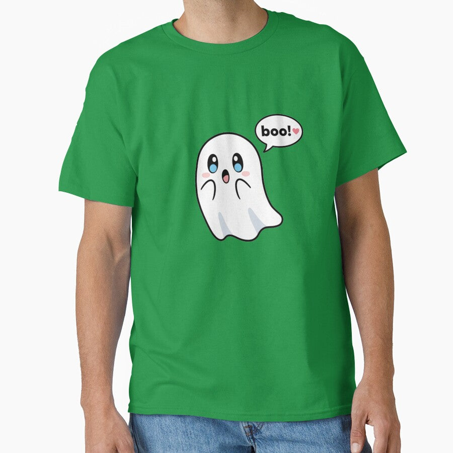 Surprised Ghost boo by SimonFernando Unisex T-shirt, Sweatshirt, Hoodie, Long Sleeve Tee - T-Shirt, Sweatshirt, Hoodie