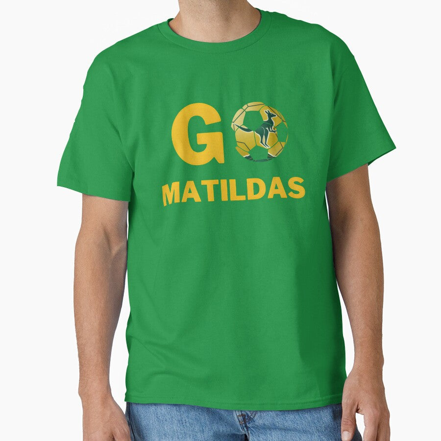 Go Matildas by GediaPrints Unisex T-shirt, Sweatshirt, Hoodie, Long Sleeve Tee - T-Shirt, Sweatshirt, Hoodie