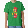 Festive Portugal Fan - Portuguese Flag Face Paint & Hat by debbiebento Unisex T-shirt, Sweatshirt, Hoodie, Long Sleeve Tee - T-Shirt, Sweatshirt, Hoodie