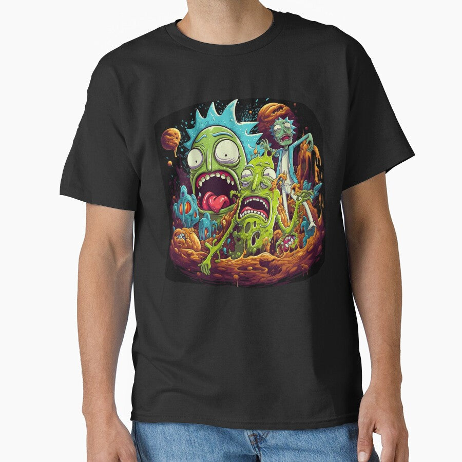 Rick Melted by Bojanche Design Unisex T-shirt, Sweatshirt, Hoodie, Long Sleeve Tee - T-Shirt, Sweatshirt, Hoodie