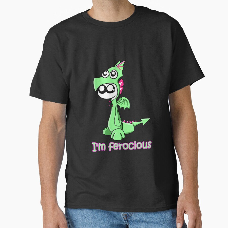 Ferocious by SpaceAxolotlArt Unisex T-shirt, Sweatshirt, Hoodie, Long Sleeve Tee - T-Shirt, Sweatshirt, Hoodie