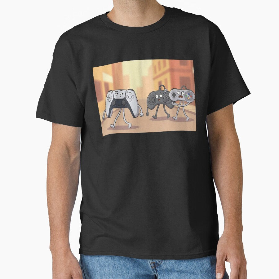 Distracted  controller by Vintage Vault Of Madness Unisex T-shirt, Sweatshirt, Hoodie, Long Sleeve Tee - T-Shirt, Sweatshirt, Hoodie