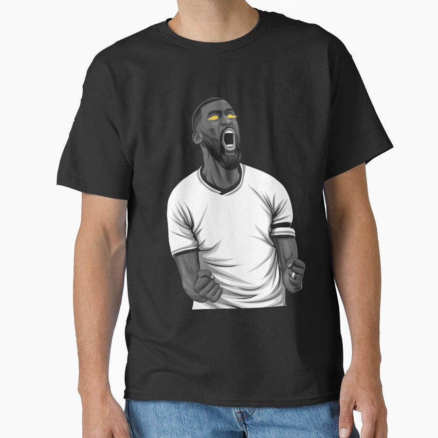Antonio Rudiger Black and White Version. by Aldduardo Unisex T-shirt, Sweatshirt, Hoodie, Long Sleeve Tee - T-Shirt, Sweatshirt, Hoodie