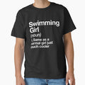 Swimming Girl Definition Funny & Sassy Sports Design by yesqueen Unisex T-shirt, Sweatshirt, Hoodie, Long Sleeve Tee - T-Shirt, Sweatshirt, Hoodie
