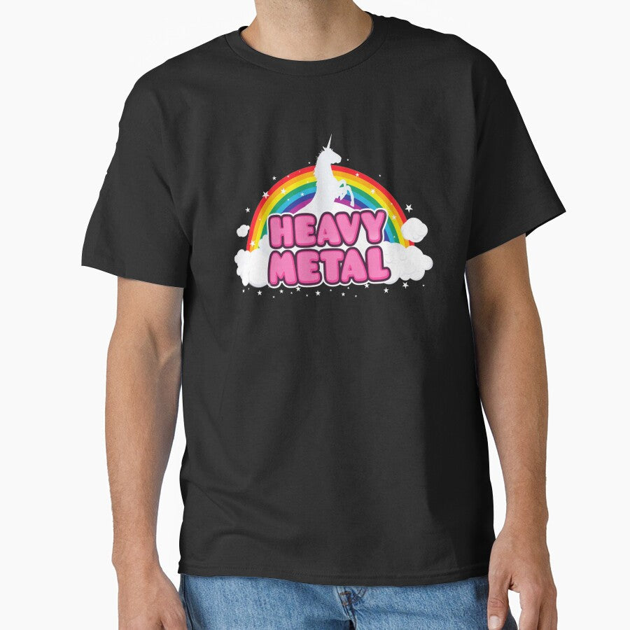 Heavy Metal Unicorn by doduegeek Unisex T-shirt, Sweatshirt, Hoodie, Long Sleeve Tee - T-Shirt, Sweatshirt, Hoodie