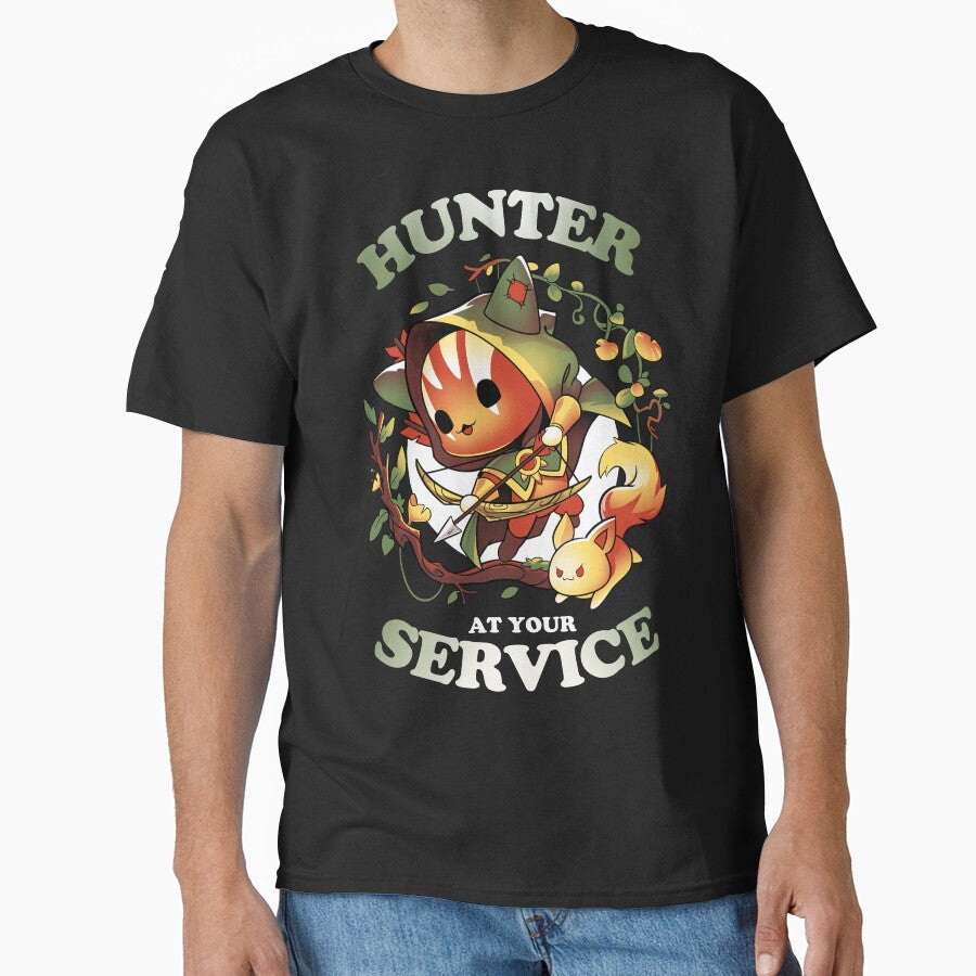 Hunter's Call - Cute Cat Gamer by Snouleaf Unisex T-shirt, Sweatshirt, Hoodie, Long Sleeve Tee - T-Shirt, Sweatshirt, Hoodie