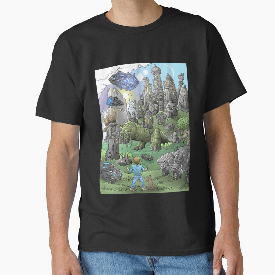 Turtle City by Drawbright Unisex T-shirt, Sweatshirt, Hoodie, Long Sleeve Tee - T-Shirt, Sweatshirt, Hoodie