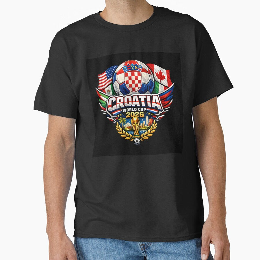 Croatia 2026 Football Supporter Vintage Checkered Pride Design by wmtaylor6 Unisex T-shirt, Sweatshirt, Hoodie, Long Sleeve Tee - T-Shirt, Sweatshirt, Hoodie