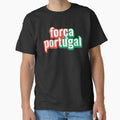 Fora Portugal Football Fan Typography Portuguese Soccer Supporter Design by nunkioceani Unisex T-shirt, Sweatshirt, Hoodie, Long Sleeve Tee - T-Shirt, Sweatshirt, Hoodie