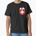 Football Switzerland in the breast pocket by peter2art Unisex T-shirt, Sweatshirt, Hoodie, Long Sleeve Tee - T-Shirt, Sweatshirt, Hoodie