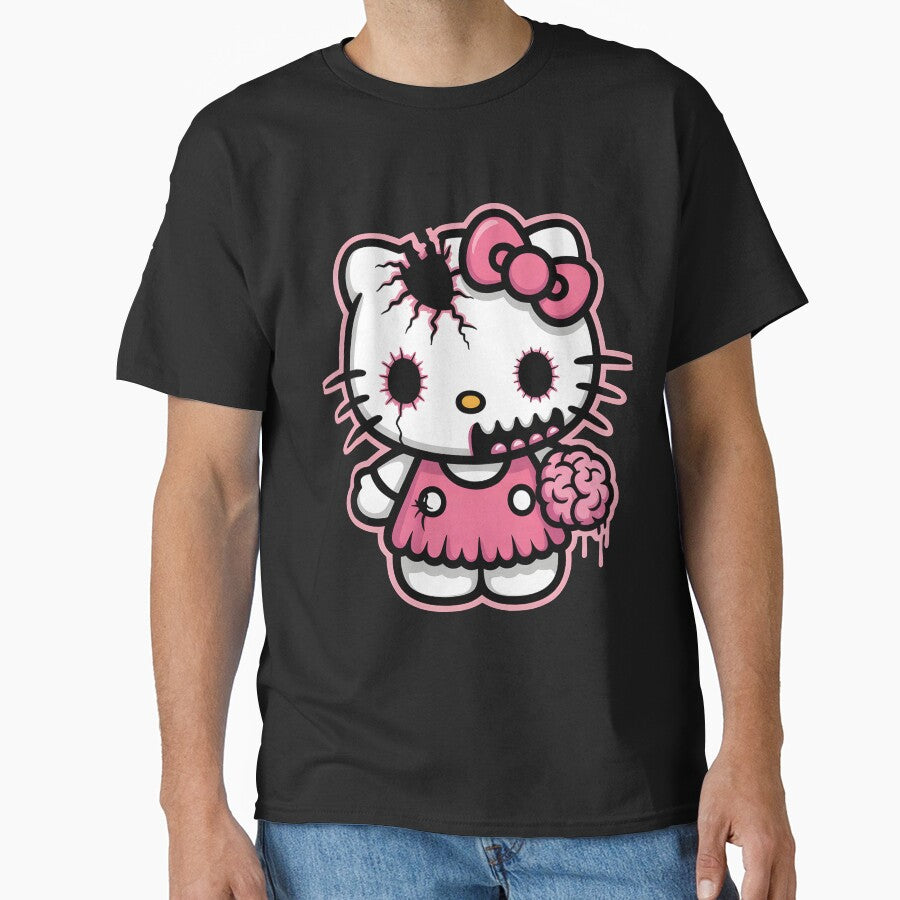halloween hello zombie Cartoon Horror Style by Uglyandcute Unisex T-shirt, Sweatshirt, Hoodie, Long Sleeve Tee - T-Shirt, Sweatshirt, Hoodie