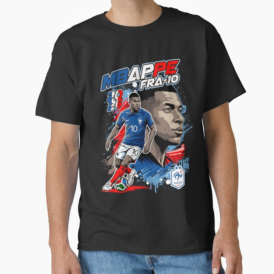 Mbapp Speed and Glory  France's Football Superstar by JoisDraw Unisex T-shirt, Sweatshirt, Hoodie, Long Sleeve Tee - T-Shirt, Sweatshirt, Hoodie