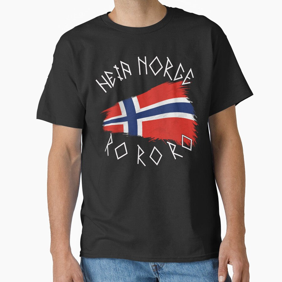 Football Fans Stadium Rowing Trend - Norway Flag by UTkiKK Unisex T-shirt, Sweatshirt, Hoodie, Long Sleeve Tee - T-Shirt, Sweatshirt, Hoodie