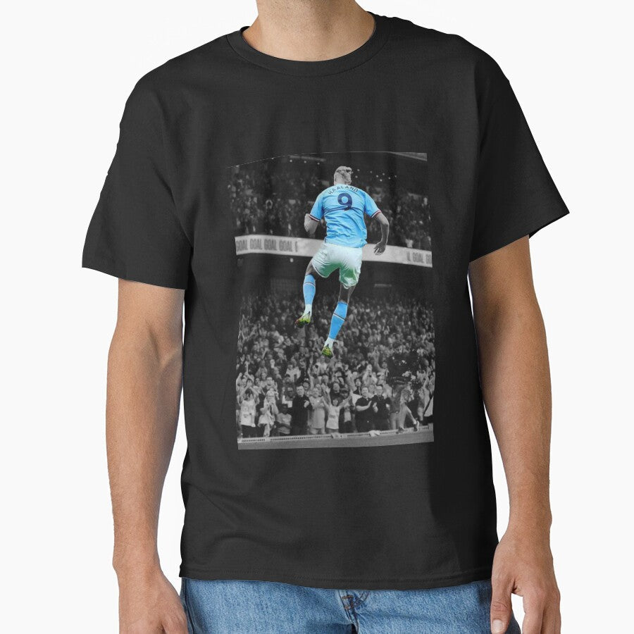 ERLING HAALAND GOAL by OcotilloBomsigs Unisex T-shirt, Sweatshirt, Hoodie, Long Sleeve Tee - T-Shirt, Sweatshirt, Hoodie