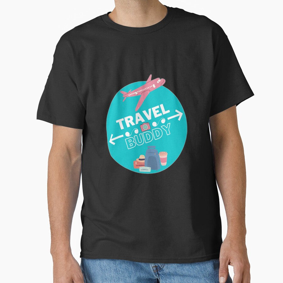 Travel buddy by uvasri Unisex T-shirt, Sweatshirt, Hoodie, Long Sleeve Tee - T-Shirt, Sweatshirt, Hoodie
