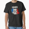 France Soccer Player French Flag Skull Football by anziehend Unisex T-shirt, Sweatshirt, Hoodie, Long Sleeve Tee - T-Shirt, Sweatshirt, Hoodie