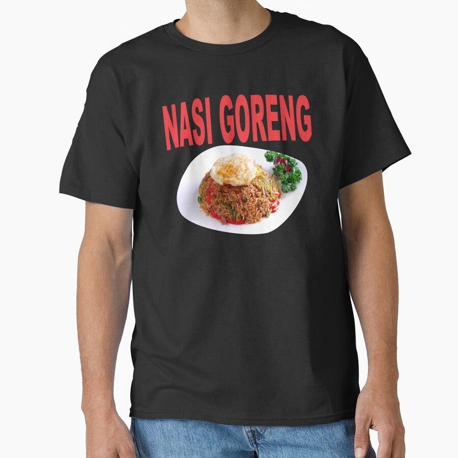NASI GORENG DESIGN by Kandims Unisex T-shirt, Sweatshirt, Hoodie, Long Sleeve Tee - T-Shirt, Sweatshirt, Hoodie