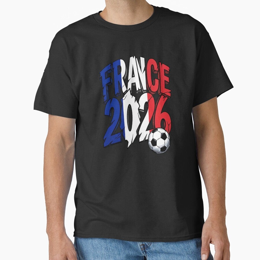 France 2026 Soccer Fan French Flag Colors Football Supporter by Vermanartist Unisex T-shirt, Sweatshirt, Hoodie, Long Sleeve Tee - T-Shirt, Sweatshirt, Hoodie