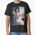 Aki Adagaki White Dress Sunset Masamune kun Revenge Anime by TorbenKuhano Unisex T-shirt, Sweatshirt, Hoodie, Long Sleeve Tee - T-Shirt, Sweatshirt, Hoodie