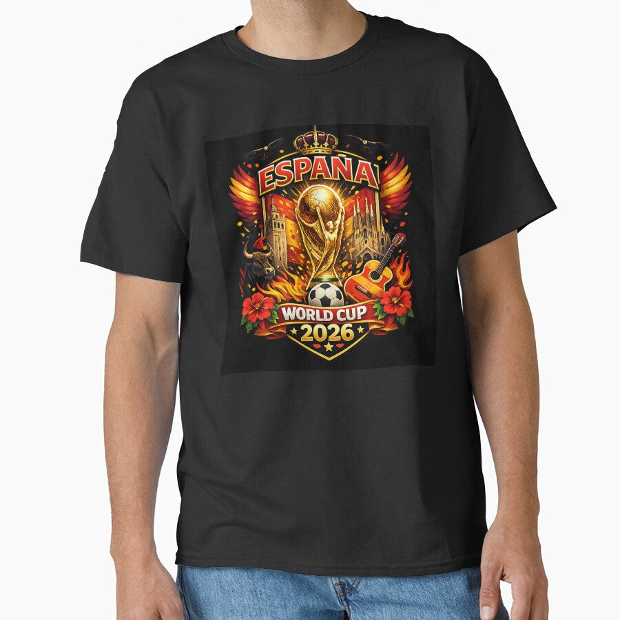 Red & Gold Fan Celebration Design by sakijaso Unisex T-shirt, Sweatshirt, Hoodie, Long Sleeve Tee - T-Shirt, Sweatshirt, Hoodie