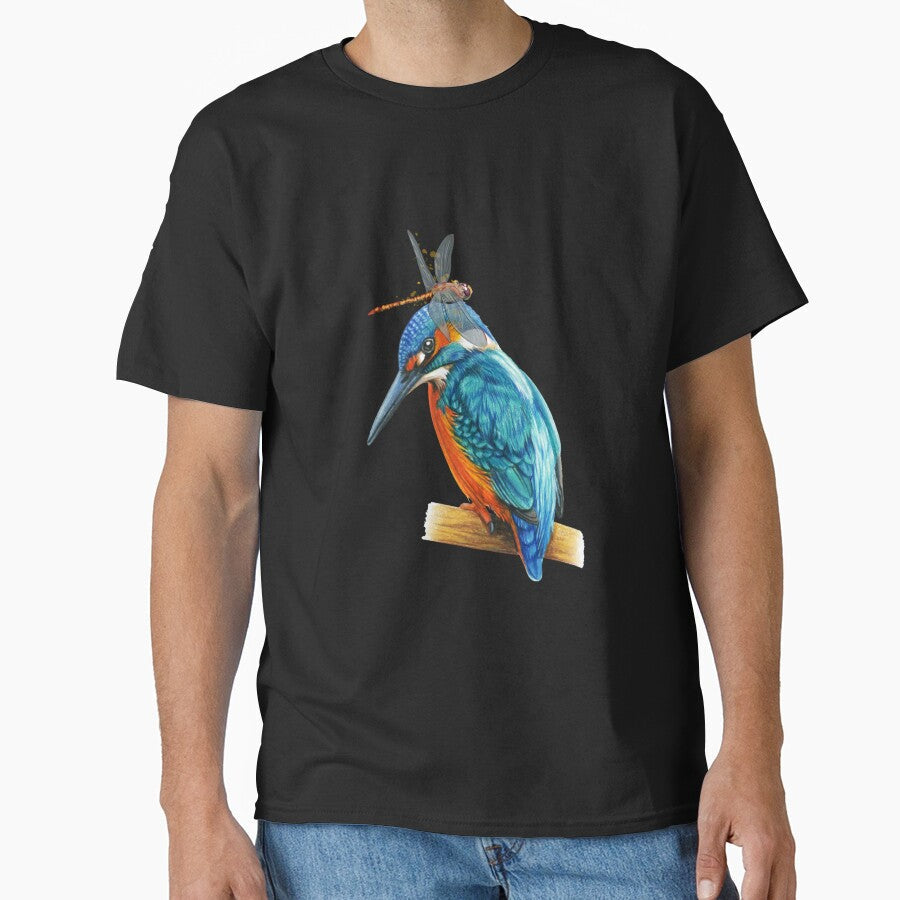 CUTE KINGFISHER DRAGONFLIES DRAGONFLY by sobriowslen Unisex T-shirt, Sweatshirt, Hoodie, Long Sleeve Tee - T-Shirt, Sweatshirt, Hoodie