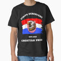 Croatia Checkered Spirit Croatian Pride Eagle Graphic by WildTrace Unisex T-shirt, Sweatshirt, Hoodie, Long Sleeve Tee - T-Shirt, Sweatshirt, Hoodie