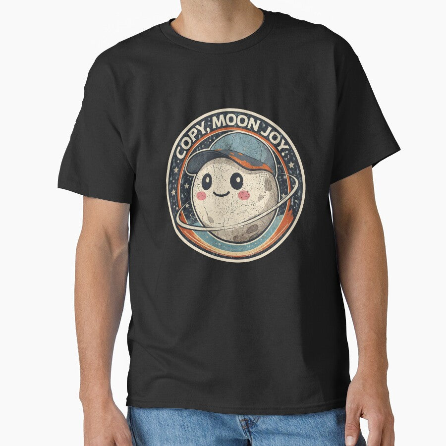 Copy Moon Joy - Artemis II Moon Mission - Artemis 2 by HyphThonia Unisex T-shirt, Sweatshirt, Hoodie, Long Sleeve Tee - T-Shirt, Sweatshirt, Hoodie