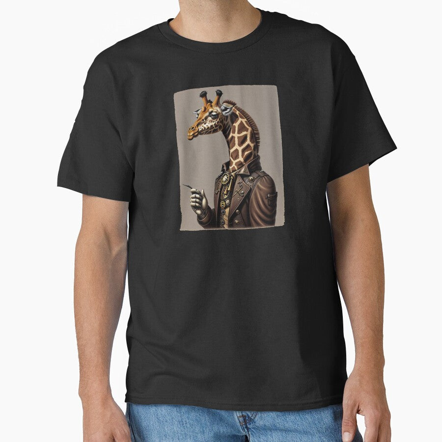 Steampunk Giraffe by Attic-Junk Unisex T-shirt, Sweatshirt, Hoodie, Long Sleeve Tee - T-Shirt, Sweatshirt, Hoodie