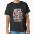 Proud Football Mom Loudest In The Stadium Funny Soccer Mom Design by PunchDrop Unisex T-shirt, Sweatshirt, Hoodie, Long Sleeve Tee - T-Shirt, Sweatshirt, Hoodie