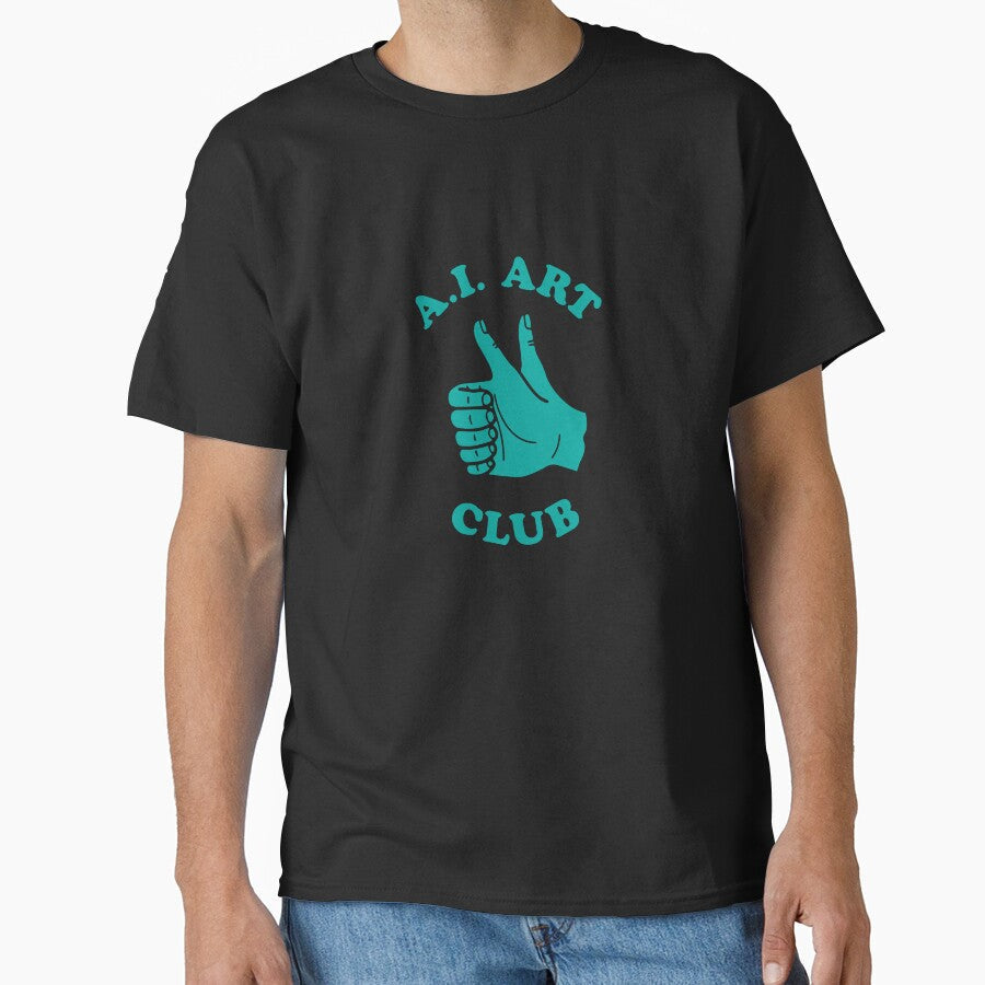 Funny AI Art Club Artificial Intelligence Machine Learning by farhanhafeez Unisex T-shirt, Sweatshirt, Hoodie, Long Sleeve Tee - T-Shirt, Sweatshirt, Hoodie