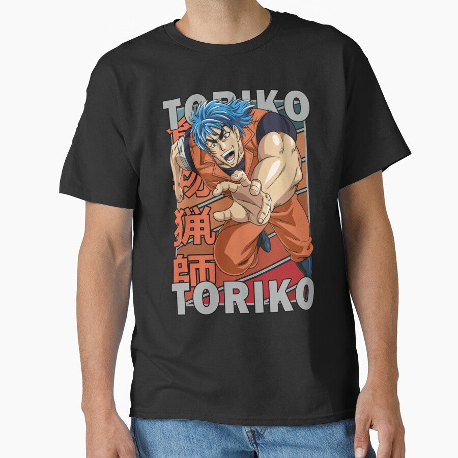 Toriko Toriko Retro Stripe Design by Wafusaurus Unisex T-shirt, Sweatshirt, Hoodie, Long Sleeve Tee - T-Shirt, Sweatshirt, Hoodie