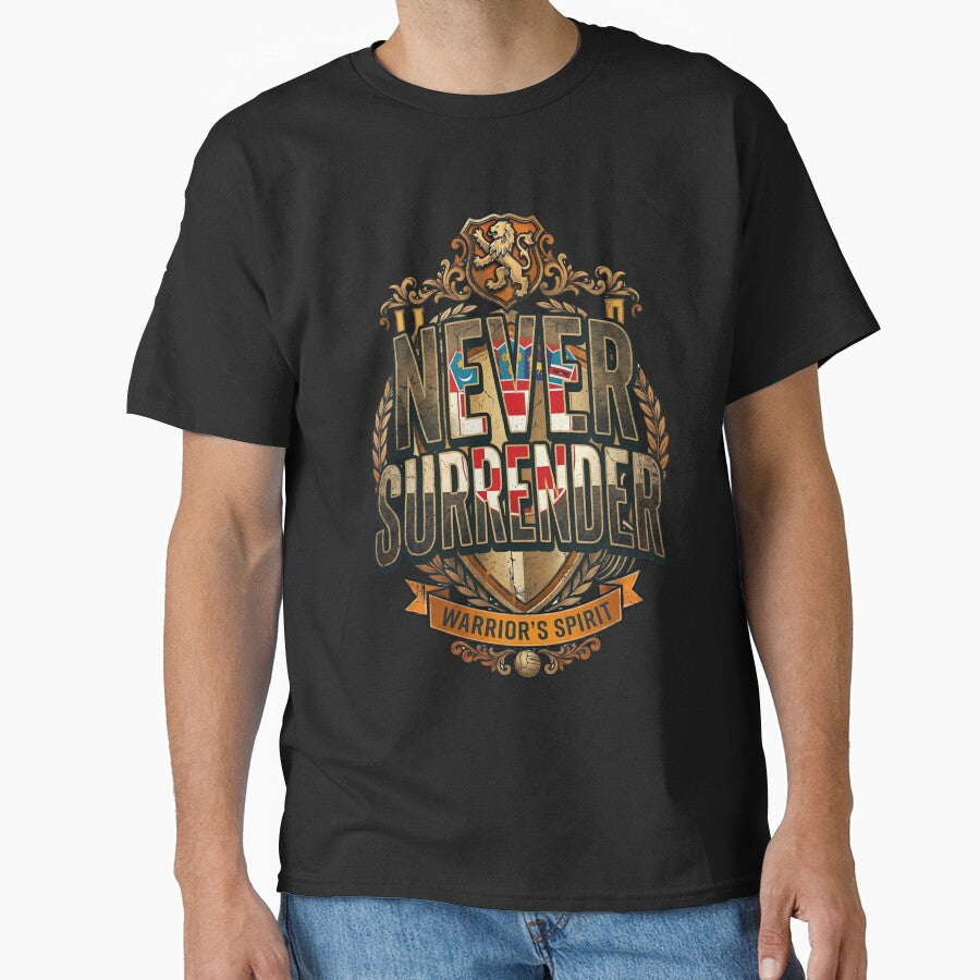 Never Surrender Croatia Football Team by Tharaazu Unisex T-shirt, Sweatshirt, Hoodie, Long Sleeve Tee - T-Shirt, Sweatshirt, Hoodie