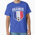 France Football National Flag T Shirt World Soccer Jersey Cup by screenworks Unisex T-shirt, Sweatshirt, Hoodie, Long Sleeve Tee - T-Shirt, Sweatshirt, Hoodie