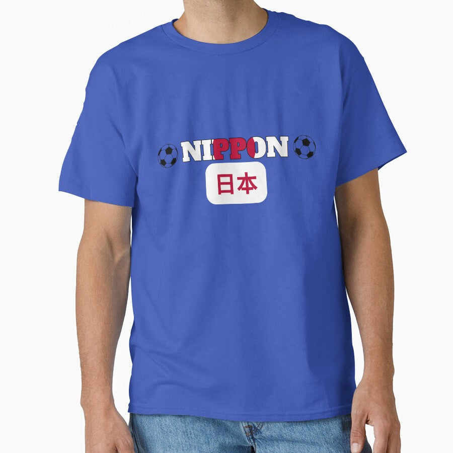 Japan Nippon Soccer Fan Shirt by Hamlet & Sons Unisex T-shirt, Sweatshirt, Hoodie, Long Sleeve Tee - T-Shirt, Sweatshirt, Hoodie