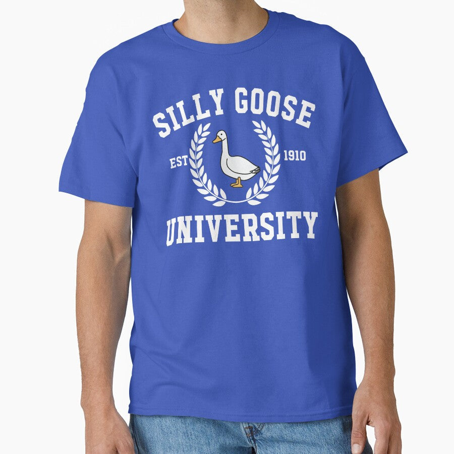 Silly Goose University by kjanedesigns Unisex T-shirt, Sweatshirt, Hoodie, Long Sleeve Tee - T-Shirt, Sweatshirt, Hoodie