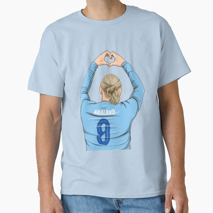 Erling Haaland by Aldduardo Unisex T-shirt, Sweatshirt, Hoodie, Long Sleeve Tee - T-Shirt, Sweatshirt, Hoodie