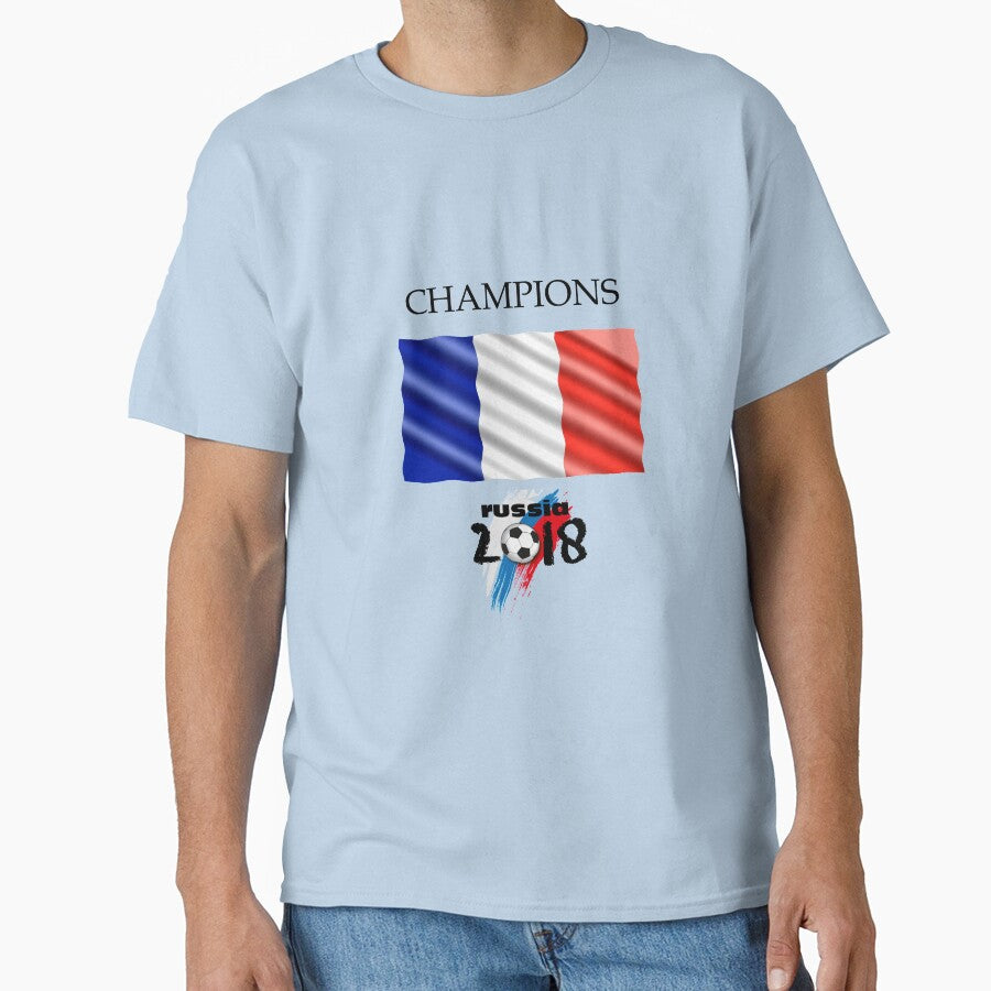 Unique World Football Winners- France 2018 Cup Soccer by MephobiaDesigns Unisex T-shirt, Sweatshirt, Hoodie, Long Sleeve Tee - T-Shirt, Sweatshirt, Hoodie