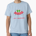 Just Married - Alien Version by guruthuma Unisex T-shirt, Sweatshirt, Hoodie, Long Sleeve Tee - T-Shirt, Sweatshirt, Hoodie