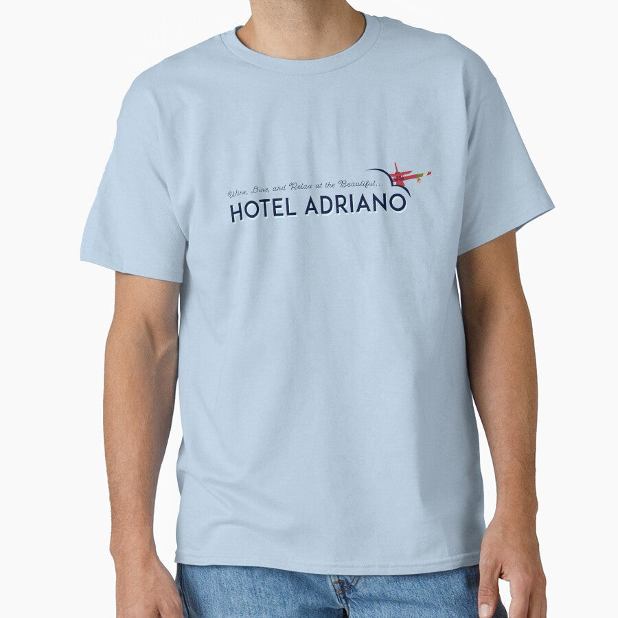 Hotel Adriano by ChaoticRobotic Unisex T-shirt, Sweatshirt, Hoodie, Long Sleeve Tee - T-Shirt, Sweatshirt, Hoodie