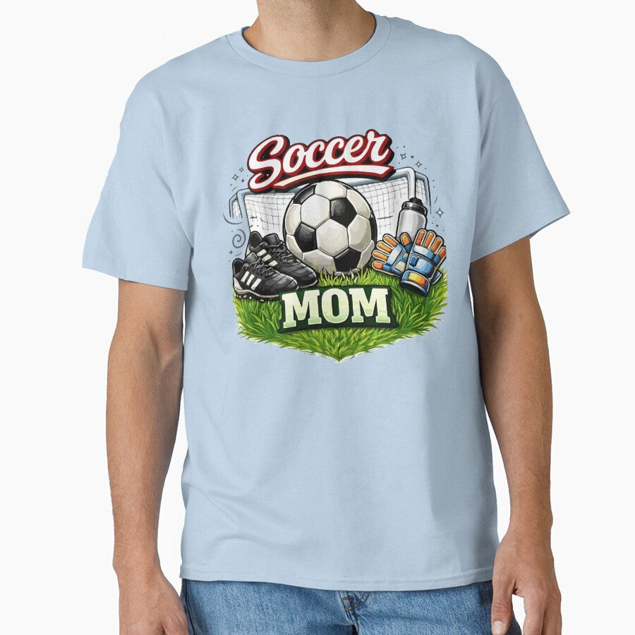 Proud Soccer Mom Game Day Graphic by YasminTaha Unisex T-shirt, Sweatshirt, Hoodie, Long Sleeve Tee - T-Shirt, Sweatshirt, Hoodie