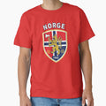 Norway Soccer Royal Crest 1902 by Majorprint Unisex T-shirt, Sweatshirt, Hoodie, Long Sleeve Tee - T-Shirt, Sweatshirt, Hoodie