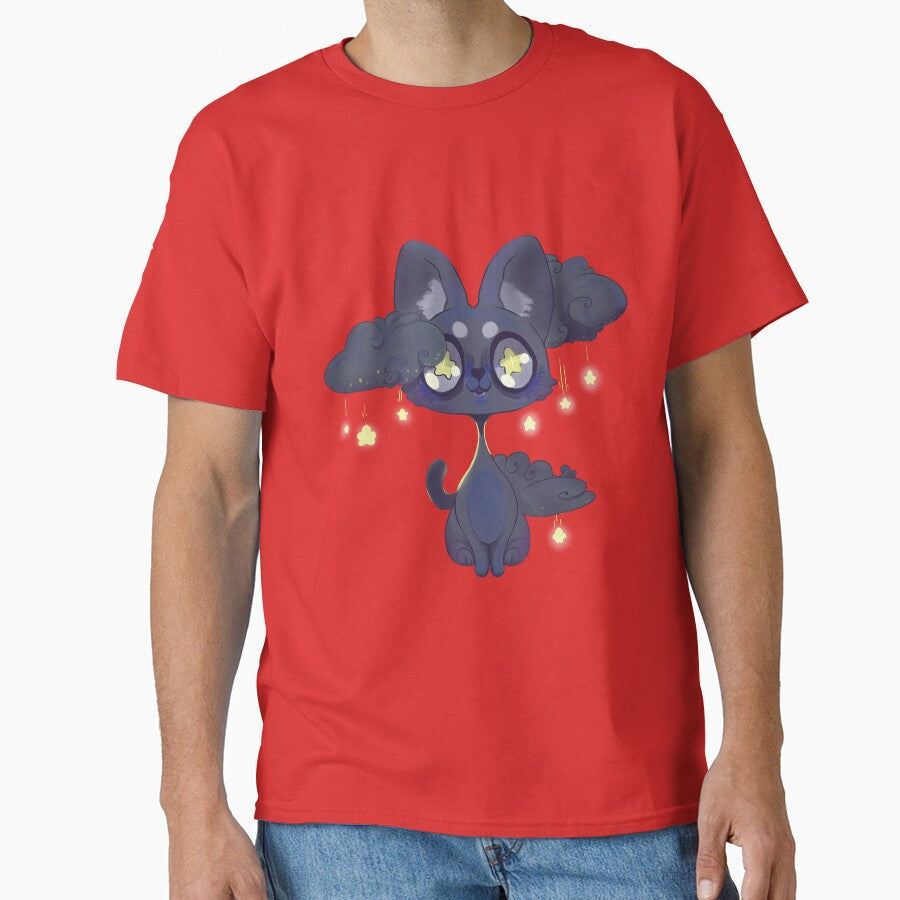 Space Kawaii Black cat by Paintingpixel Unisex T-shirt, Sweatshirt, Hoodie, Long Sleeve Tee - T-Shirt, Sweatshirt, Hoodie
