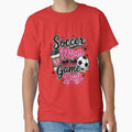 Soccer Mom Game Day Cute Fan Design by Stickers  Designer Unisex T-shirt, Sweatshirt, Hoodie, Long Sleeve Tee - T-Shirt, Sweatshirt, Hoodie