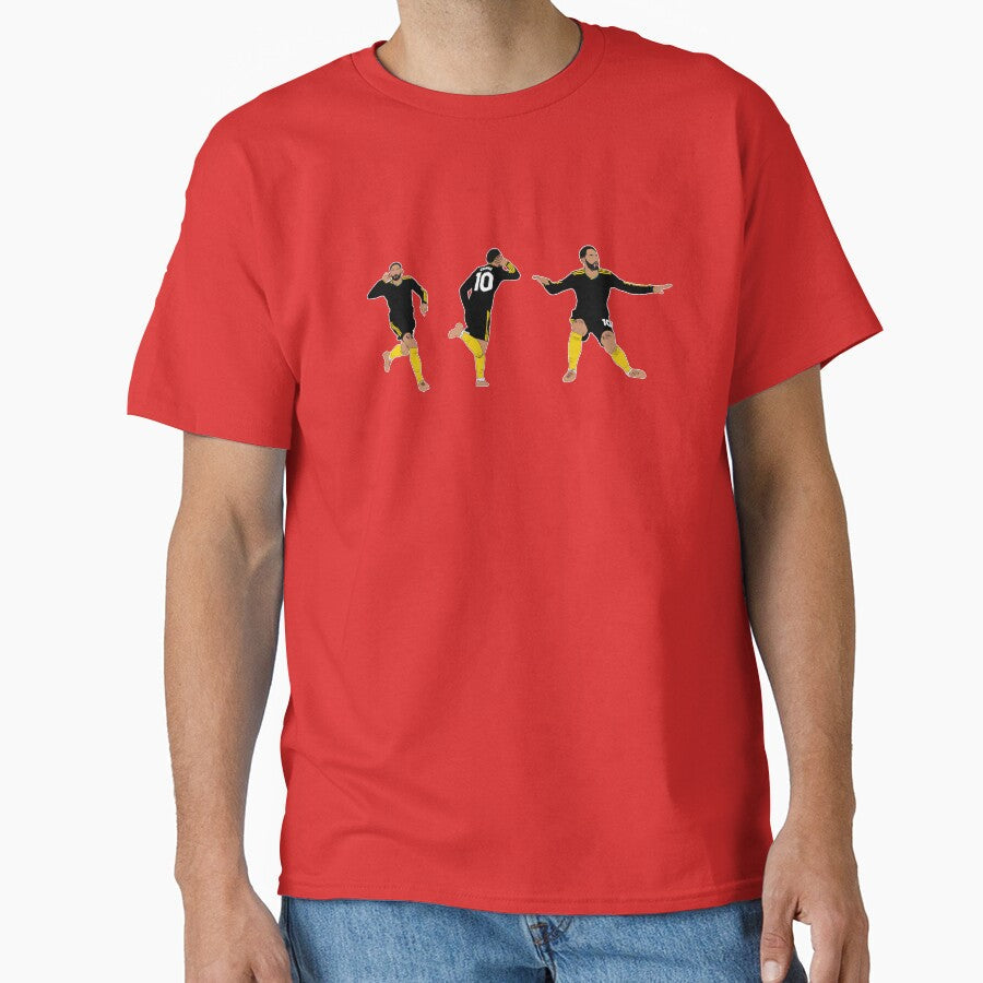Matheus Cunha Goal Celebration Dance Trio Minimalist by Hevding Unisex T-shirt, Sweatshirt, Hoodie, Long Sleeve Tee - T-Shirt, Sweatshirt, Hoodie