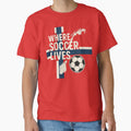 Where Soccer Lives - Norway by Endeva4eva Unisex T-shirt, Sweatshirt, Hoodie, Long Sleeve Tee - T-Shirt, Sweatshirt, Hoodie
