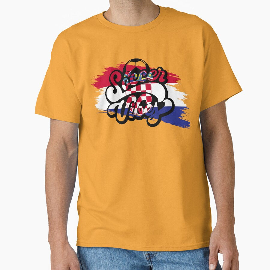 Soccer Vibes Of Croatia by DJava-ArtO Unisex T-shirt, Sweatshirt, Hoodie, Long Sleeve Tee - T-Shirt, Sweatshirt, Hoodie