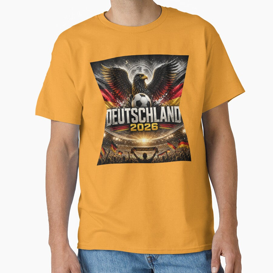 Germany Football Eagle 2026 | German Soccer Fan Art | Deutschland Pride National Team Design by Winetastic-Art - T-Shirt, Sweatshirt, Hoodie
